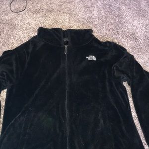 North face zip up jacket with hood